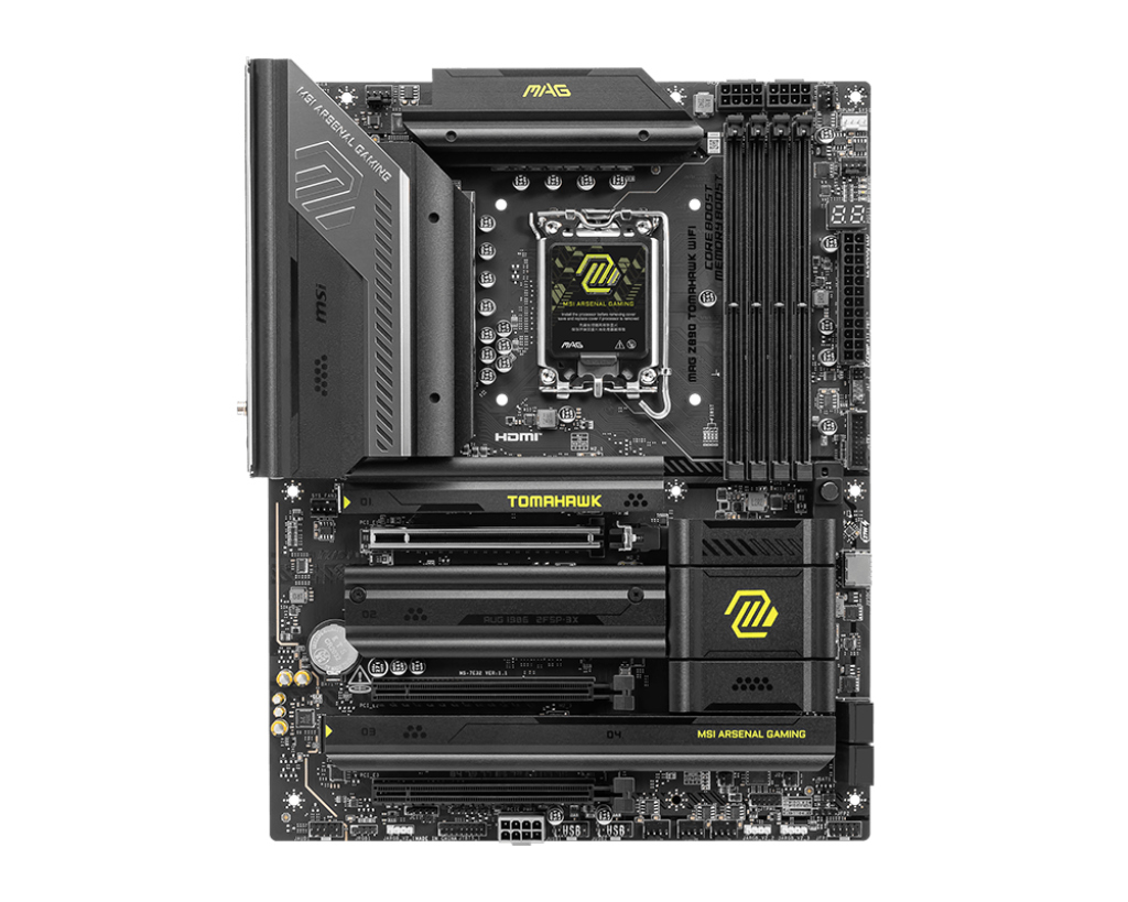 MSI MAG Z890 TOMAHAWK WIFI7 DDR5 HDMI-DP TYPEC PCIE 5.0 1851p ATX
