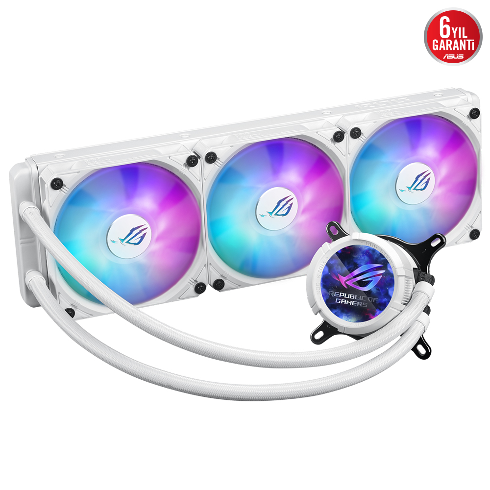 ASUS 360mm ROG STRIX LC III 360 ARGB LCD WHITE AM5-1851p Sıvı Soğutmalı İşlemci Fanı / 90RC00W2-M0UAY0