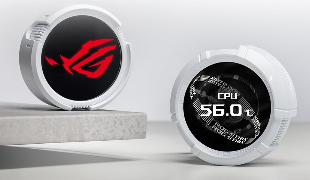 ASUS 360mm ROG STRIX LC III 360 ARGB LCD WHITE AM5-1851p Sıvı Soğutmalı İşlemci Fanı / 90RC00W2-M0UAY0
