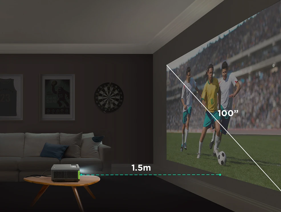 VIEWSONIC 3300lümen X2-4K Pro 4K UHD Kısa Mesafe Akıllı LED Projeksiyon Cihazı