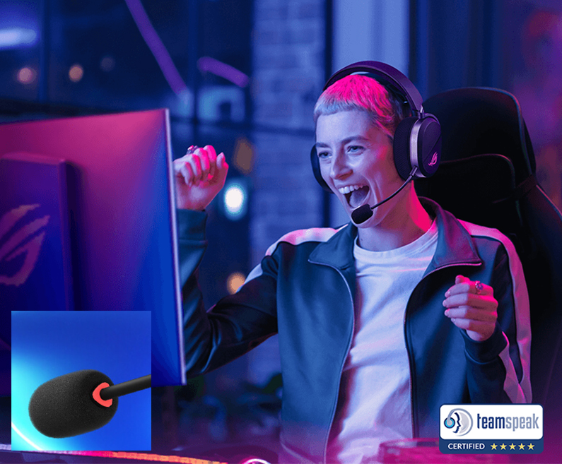 ASUS ROG Pelta Siyah Hafif  (2.4GHz / Bluetooth / USB-C) ARGB Kablosuz Oyuncu Kulaklığı / 90YH0410-BHUA00