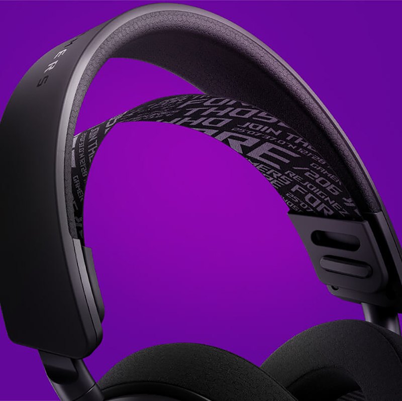 ASUS ROG Pelta Siyah Hafif  (2.4GHz / Bluetooth / USB-C) ARGB Kablosuz Oyuncu Kulaklığı / 90YH0410-BHUA00