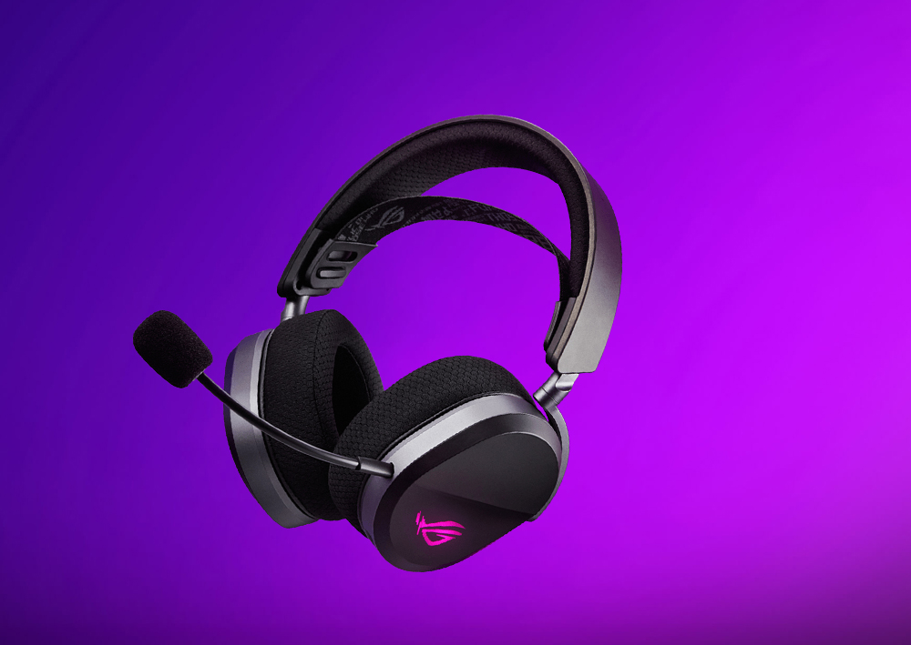 ASUS ROG Pelta Siyah Hafif  (2.4GHz / Bluetooth / USB-C) ARGB Kablosuz Oyuncu Kulaklığı / 90YH0410-BHUA00