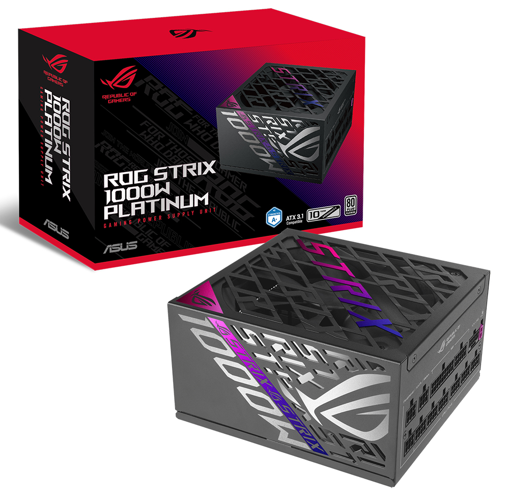 ASUS 1000w 80+ Gold ROG STRIX 1000P Gaming Tam Modüler Power Supply / 90YE00W1-B0NA00