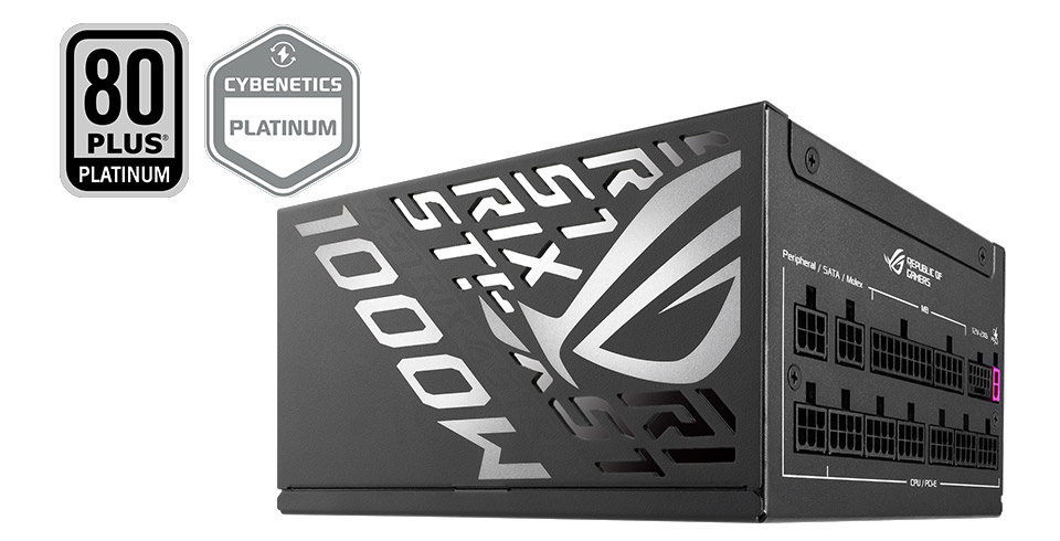 ASUS 1000w 80+ Gold ROG STRIX 1000P Gaming Tam Modüler Power Supply / 90YE00W1-B0NA00