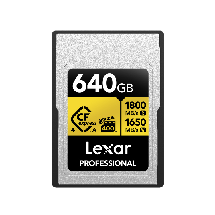 LEXAR 640GB Professional CFexpress Type A Card Gold Series Bellek Kartı ikinci görünüm