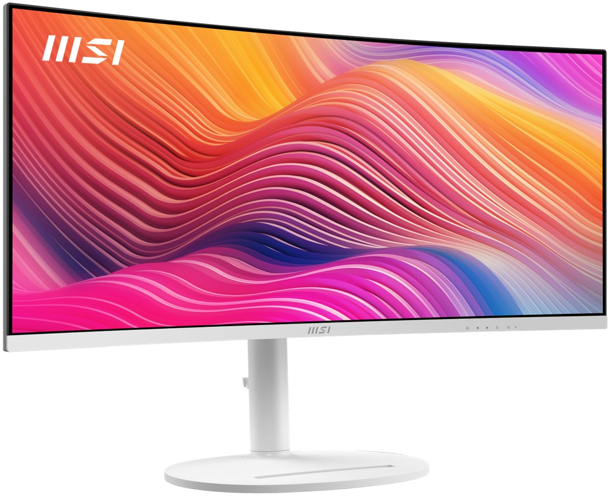 MSI 34" VA MODERN MD342CQPW 1MS 120HZ HDMI-DP Ev Ofis Monitörü Beyaz 3440x1440
