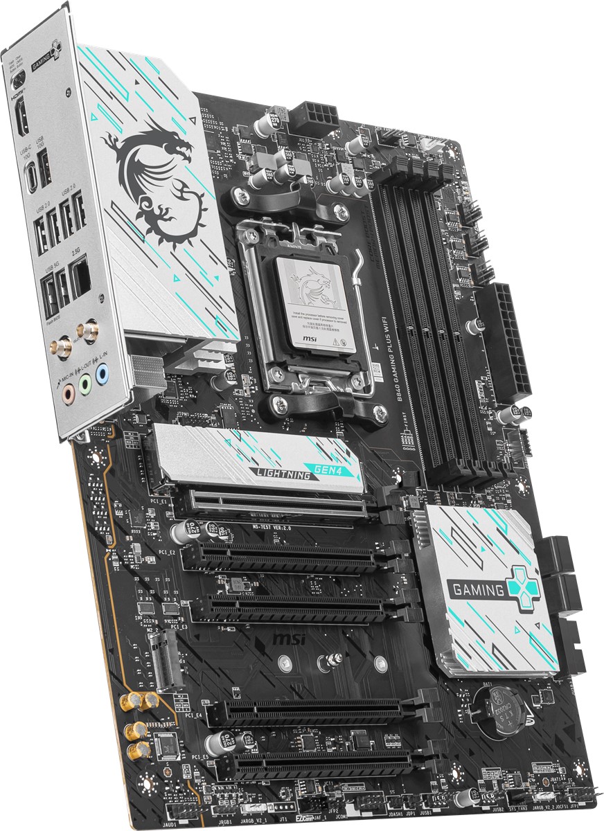 MSI B840 GAMING PLUS WIFI7 DDR5 HDMI-TYPEC PCIE 4.0 AM5 ATX