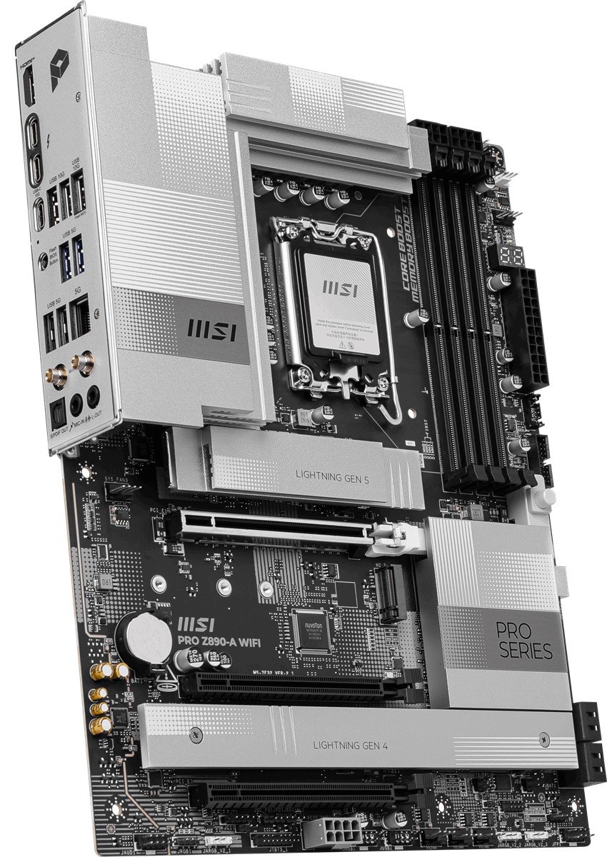 MSI PRO Z890-A WIFI7 DDR5 HDMI-TYPEC PCIE 5.0 1851p ATX
