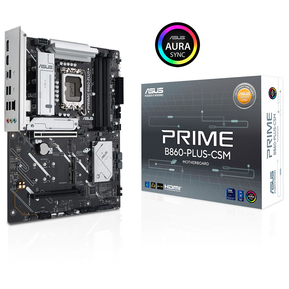 ASUS PRIME B860-PLUS-CSM DDR5 HDMI-DP TYPEC PCIE 5.0 1851p ATX