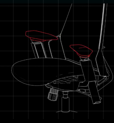 ASUS ROG Destrier SL400C Core Ergonoomik Fileli Oyuncu Koltuğu /  90GC01P0-MSG010