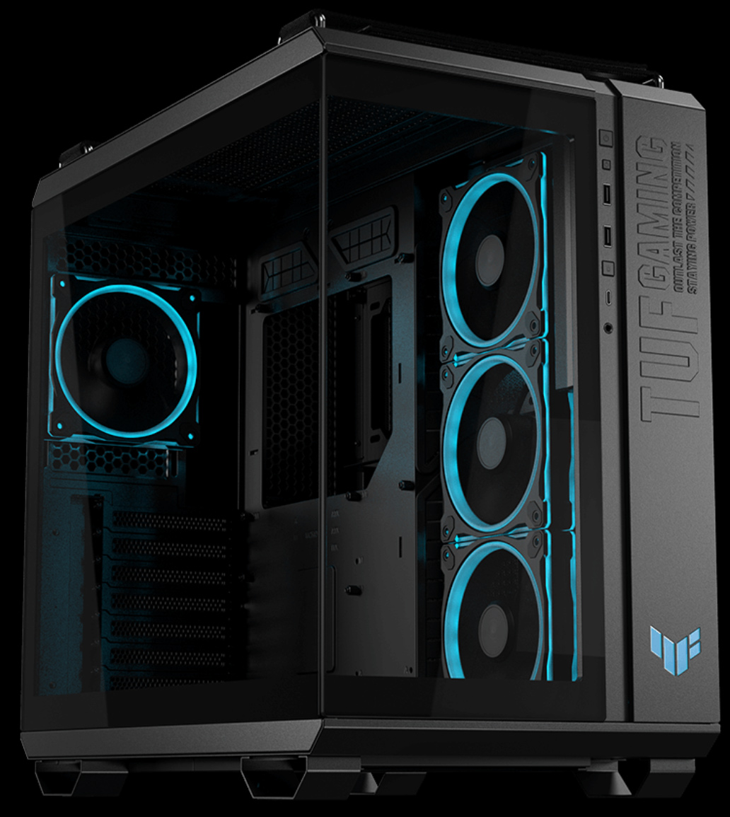 ASUS TUF GAMING GT502 HORIZON Gaming Mid-Tower PC Kasası Beyaz / 90DC0093-B19010