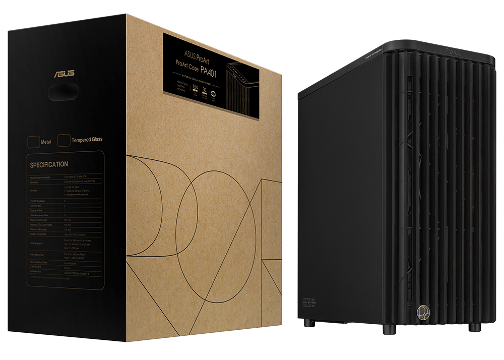 ASUS PROART PA401 METAL Gaming EATX PC Kasası / 90DC00M0-B39030