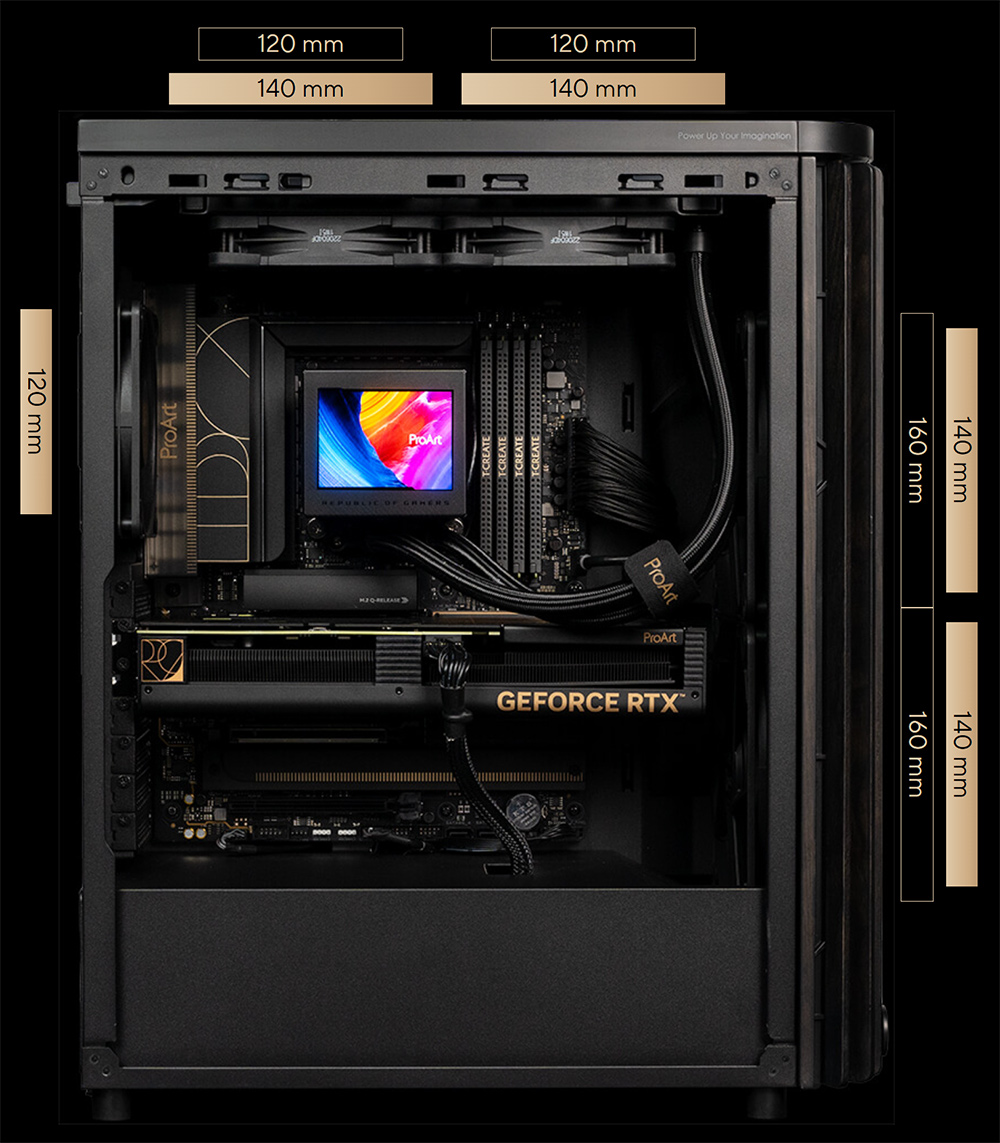 ASUS PROART PA401 TG Gaming EATX PC Kasası / 90DC00M0-B39020