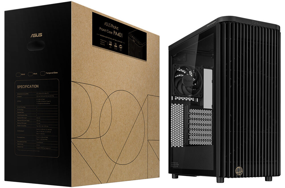 ASUS PROART PA401 TG Gaming EATX PC Kasası / 90DC00M0-B39020