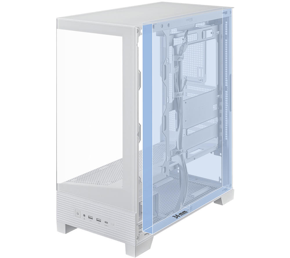 ASUS A31 PLUS TG ARGB Gaming Mid-Tower PC Kasası /  90DC00R0-B19000