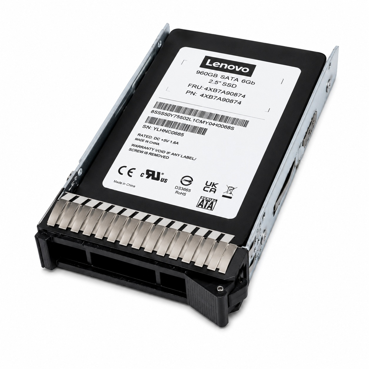 LENOVO 960GB 2.5" ThinkSystem 4XB7A90874 Enterprise Sata-3 Hot-Swap SSD Disk ikinci görünüm