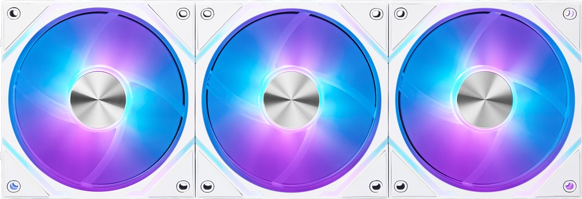 MSI MPG EZ120 ARGB WHITE-3W Kasa Fanı 3-lü Set Beyaz