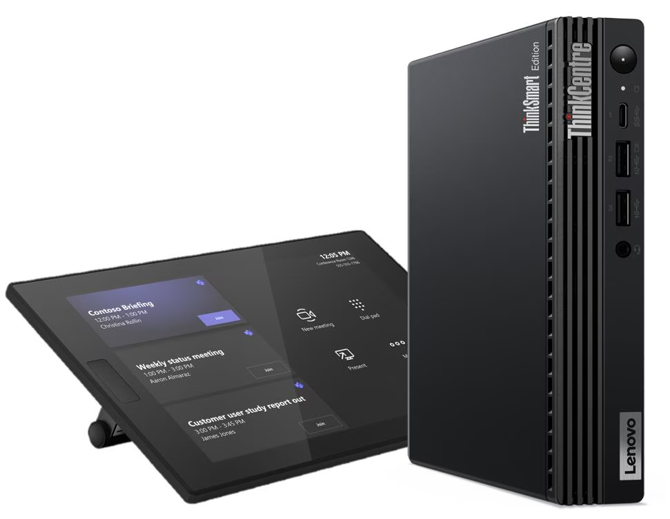LENOVO CORE i3 13100T-16GB DDR5 RAM-256GB NVME-W111H / 10.1" Toplantı Odası Yönetim Sistemi THINKSMART  12XH0008TK
