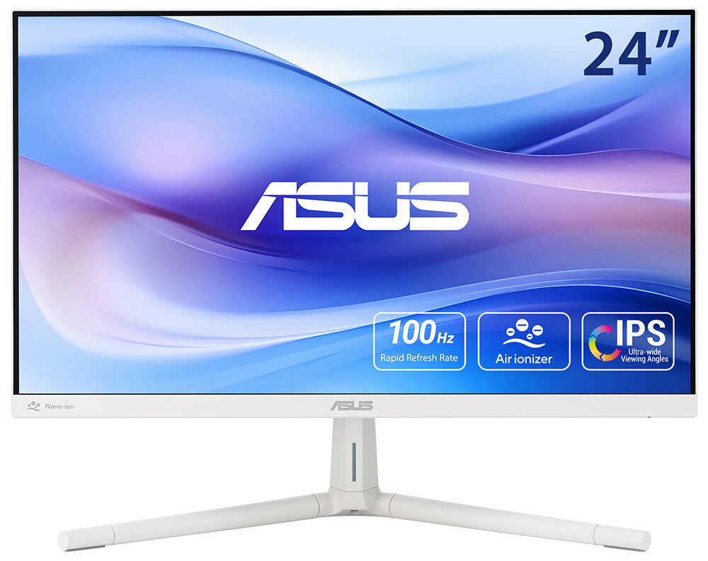 ASUS 23.8" IPS VU249HFI-W 1MS 100HZ HDMI Nano Iyon Ev Ofis Monitörü Beyaz 1920x1080 / 90LM09JT-B01K70