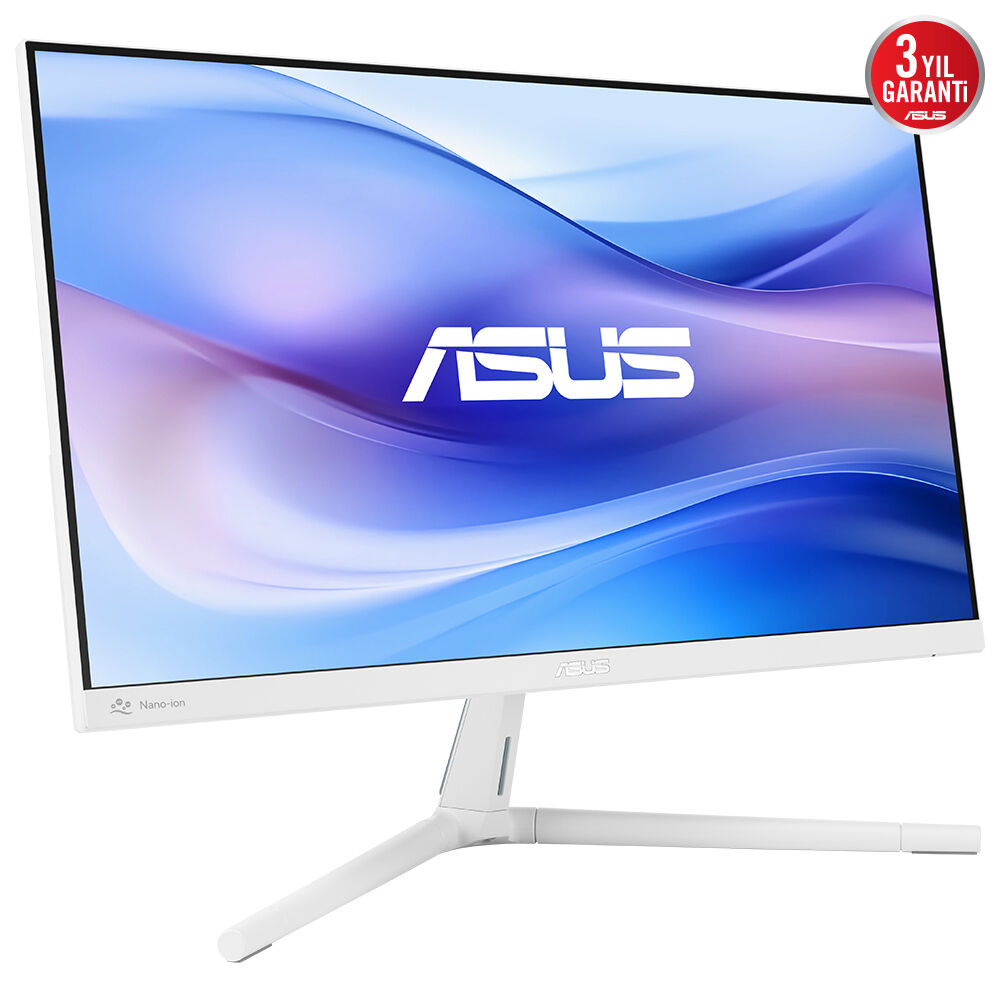 ASUS 23.8" IPS VU249HFI-W 1MS 100HZ HDMI Nano Iyon Ev Ofis Monitörü Beyaz 1920x1080 / 90LM09JT-B01K70