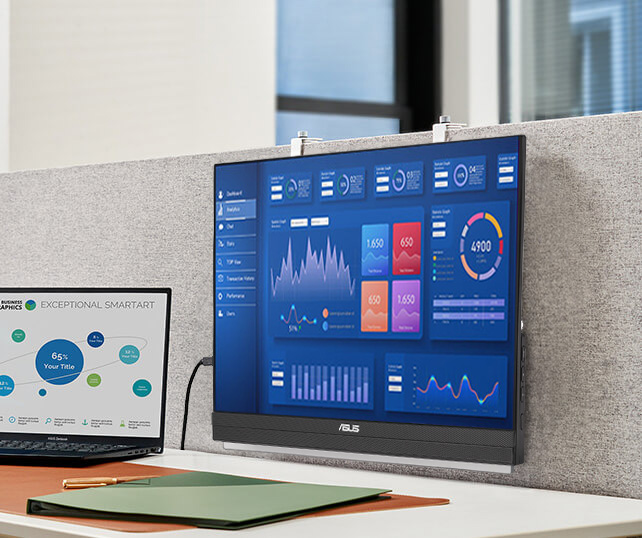 ASUS 27" IPS ZenScreen MB27ACF 5MS 100HZ HDMI-TYPEC Taşınabilir Monitör 2560x1440 / 90LM0AU5-B01A71