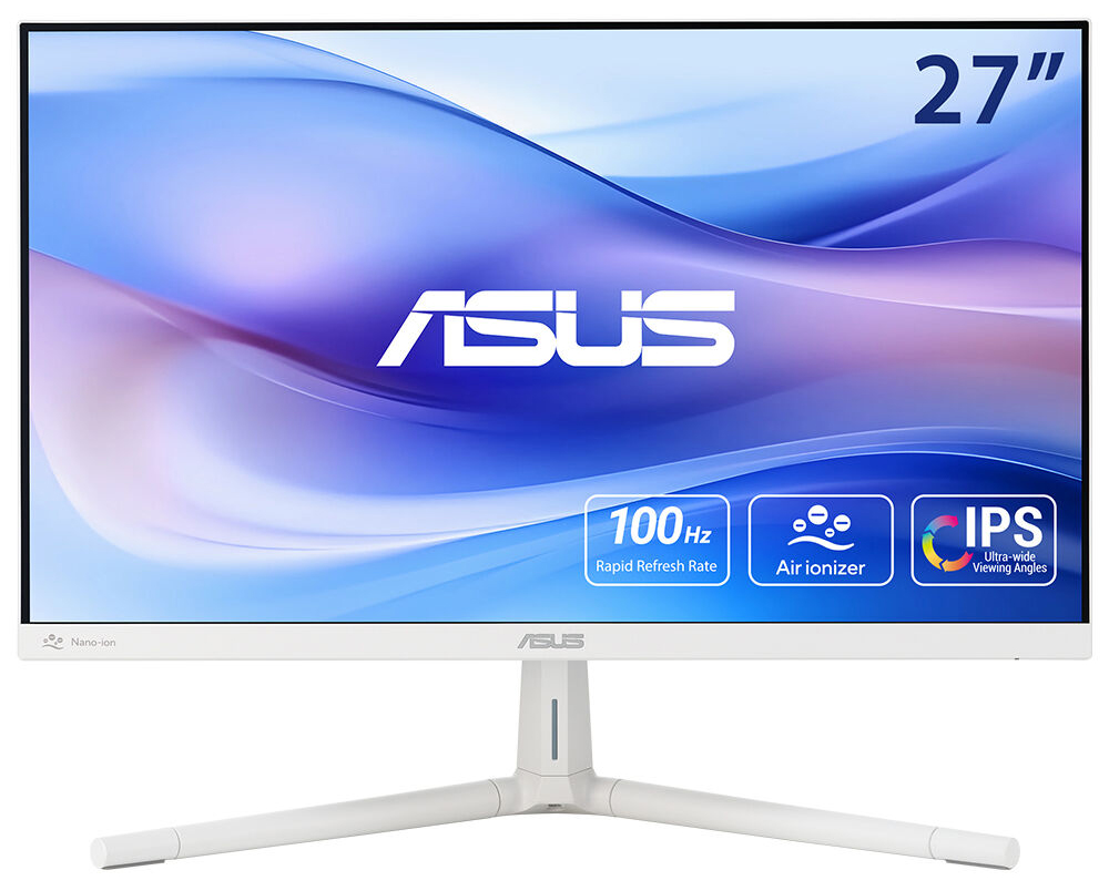 ASUS 27" IPS VU279HFI-W 1MS 100HZ HDMI  Nano İyon Monitör Beyaz 1920x1080 / 90LM09IT-B01K70