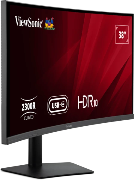 VIEWSONIC 37.5" IPS VA3820C 5MS 75HZ HDMI-DP TYPEC Kavisli Kurumsal Monitör 3840x1600
