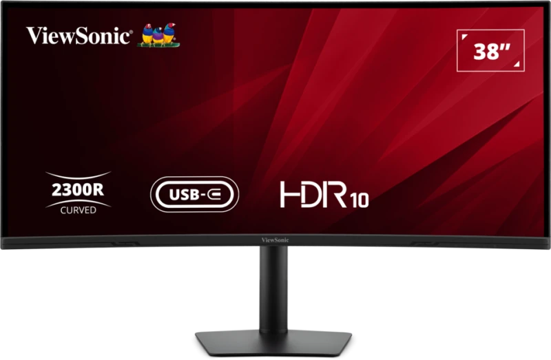 VIEWSONIC 37.5" IPS VA3820C 5MS 75HZ HDMI-DP TYPEC Kavisli Kurumsal Monitör 3840x1600