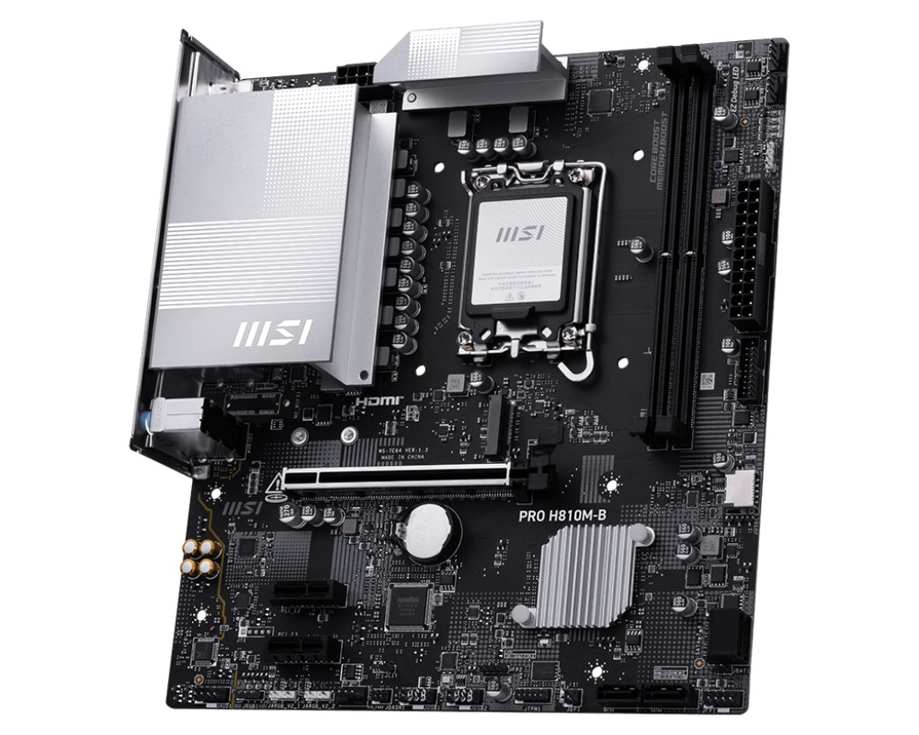 MSI PRO H810M-B DDR5 HDMI-DP PCIE 4.0 1851p mATX