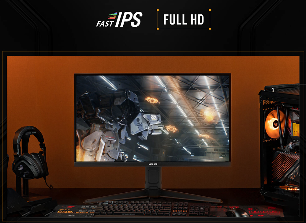 ASUS 27" IPS TUF GAMING VG279QML5A 0.3MS 240HZ HDMI-DP Gaming Monitör 1920x1080