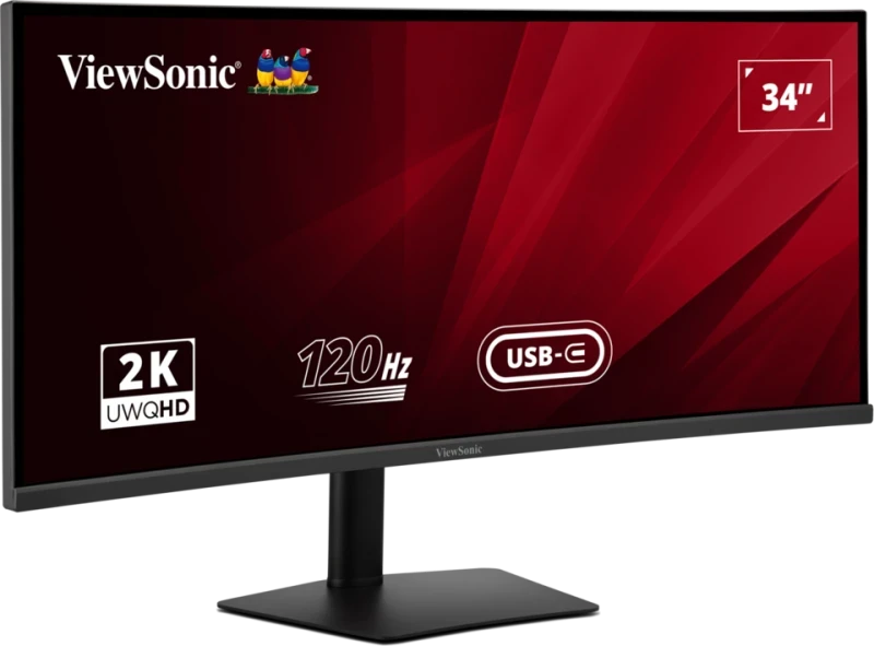 VIEWSONIC 34" IPS VA3420C 1MS 120HZ HDMI-DP Multimedya Kavisli Kurumsal Monitör 3440x1440
