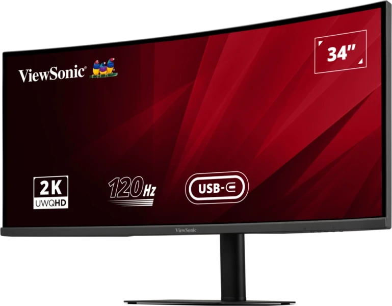 VIEWSONIC 34" IPS VA3420C 1MS 120HZ HDMI-DP Multimedya Kavisli Kurumsal Monitör 3440x1440