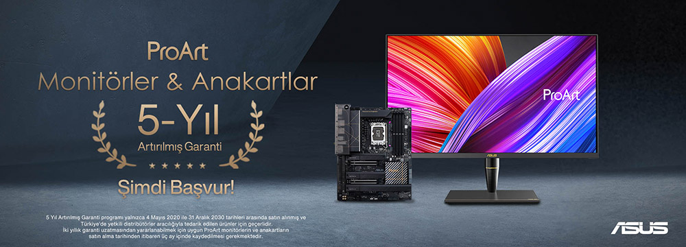 ASUS 27" IPS PROART PA27UCGE 1MS 160HZ HDMI-DP TYPEC Pivot Grafik Tasarım Monitörü 3840x2160 / 90LM04NC-B01K71