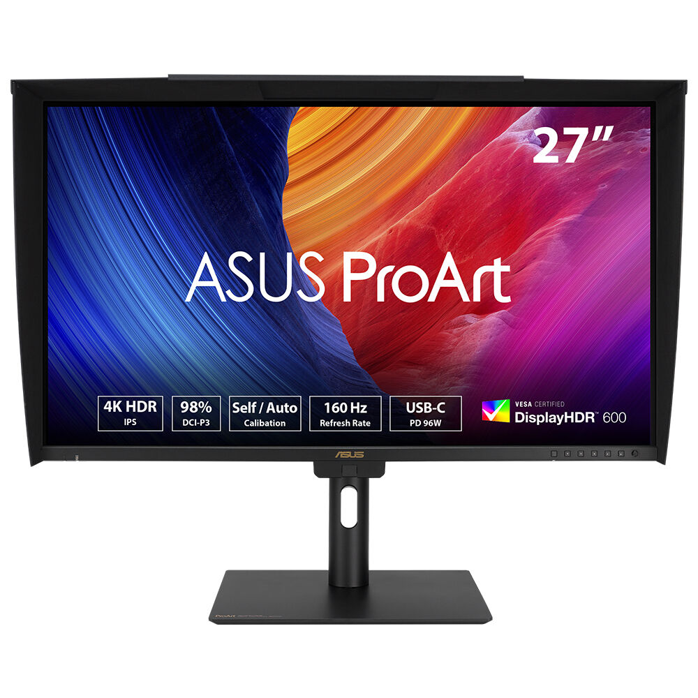 ASUS 27" IPS PROART PA27UCGE 1MS 160HZ HDMI-DP TYPEC Pivot Grafik Tasarım Monitörü 3840x2160 / 90LM04NC-B01K71