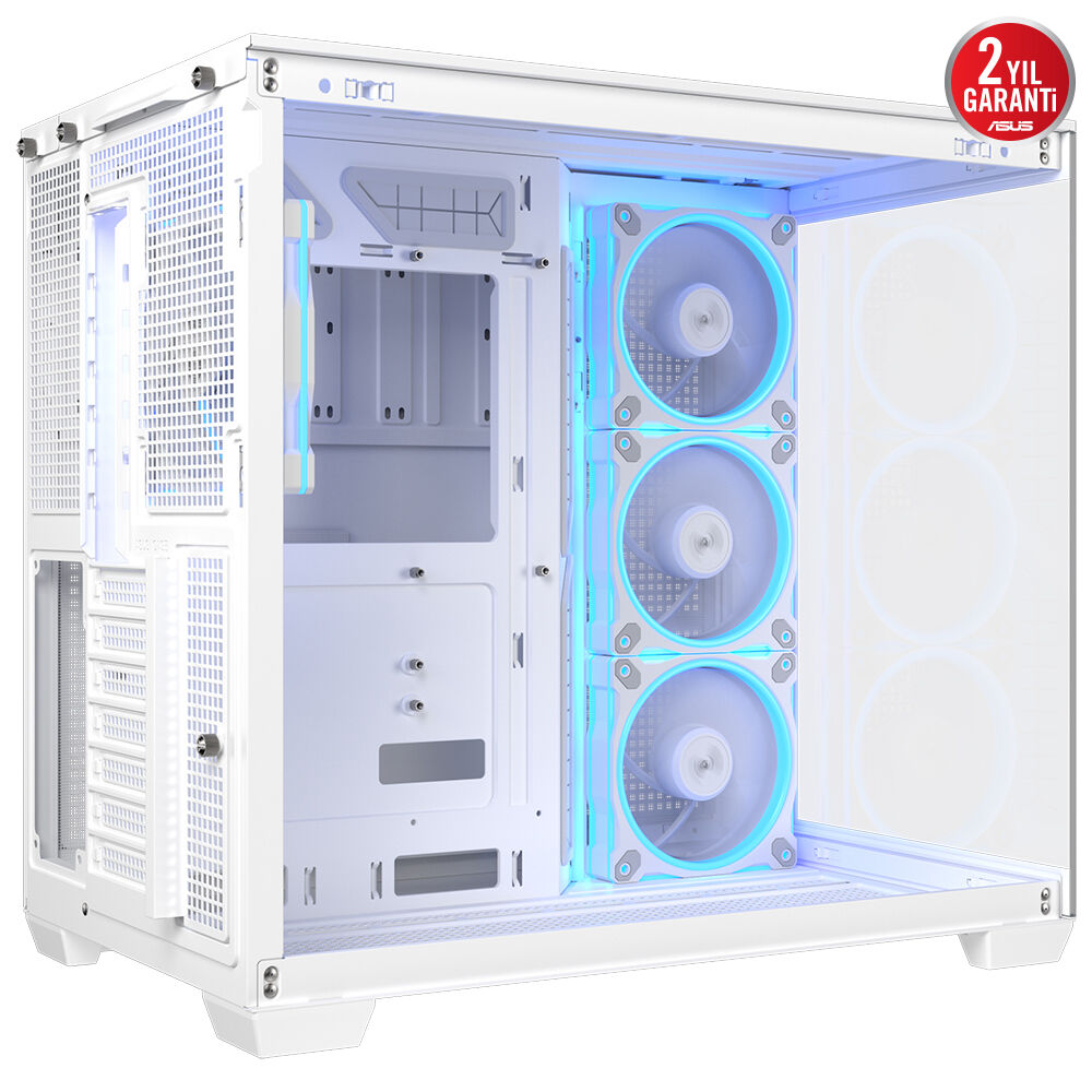 ASUS A32 PLUS TG ARGB Gaming Mid-Tower PC Kasası Beyaz / 90DC00S3-B19000