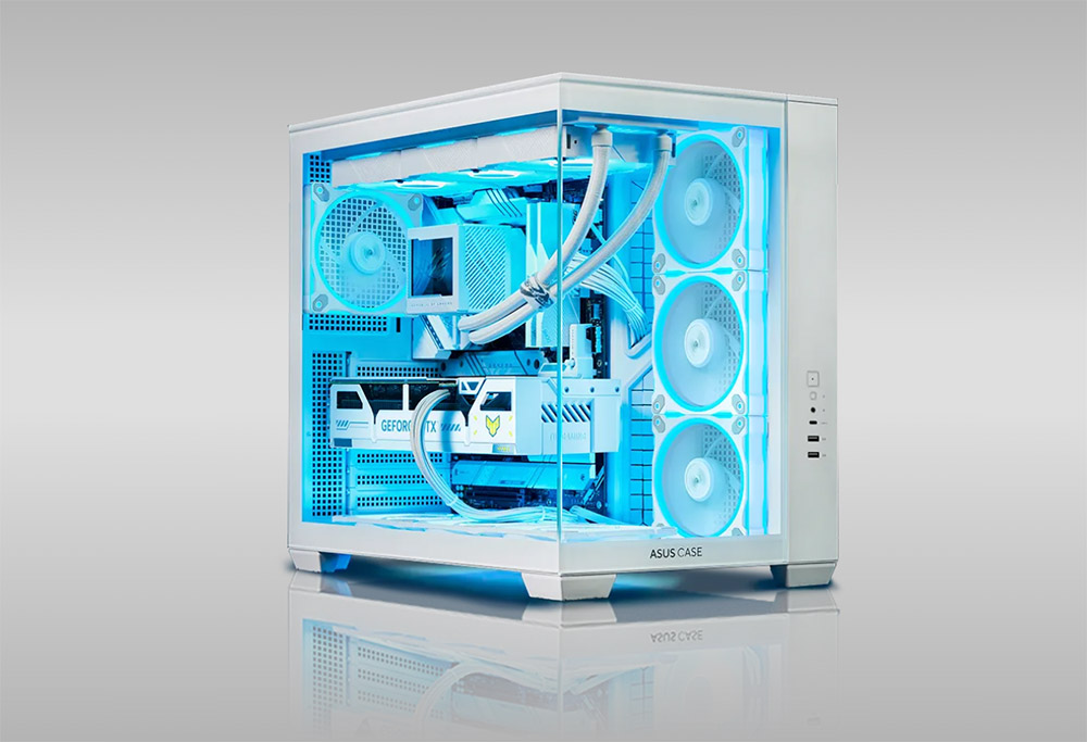 ASUS A32 PLUS TG ARGB Gaming Mid-Tower PC Kasası Beyaz / 90DC00S3-B19000