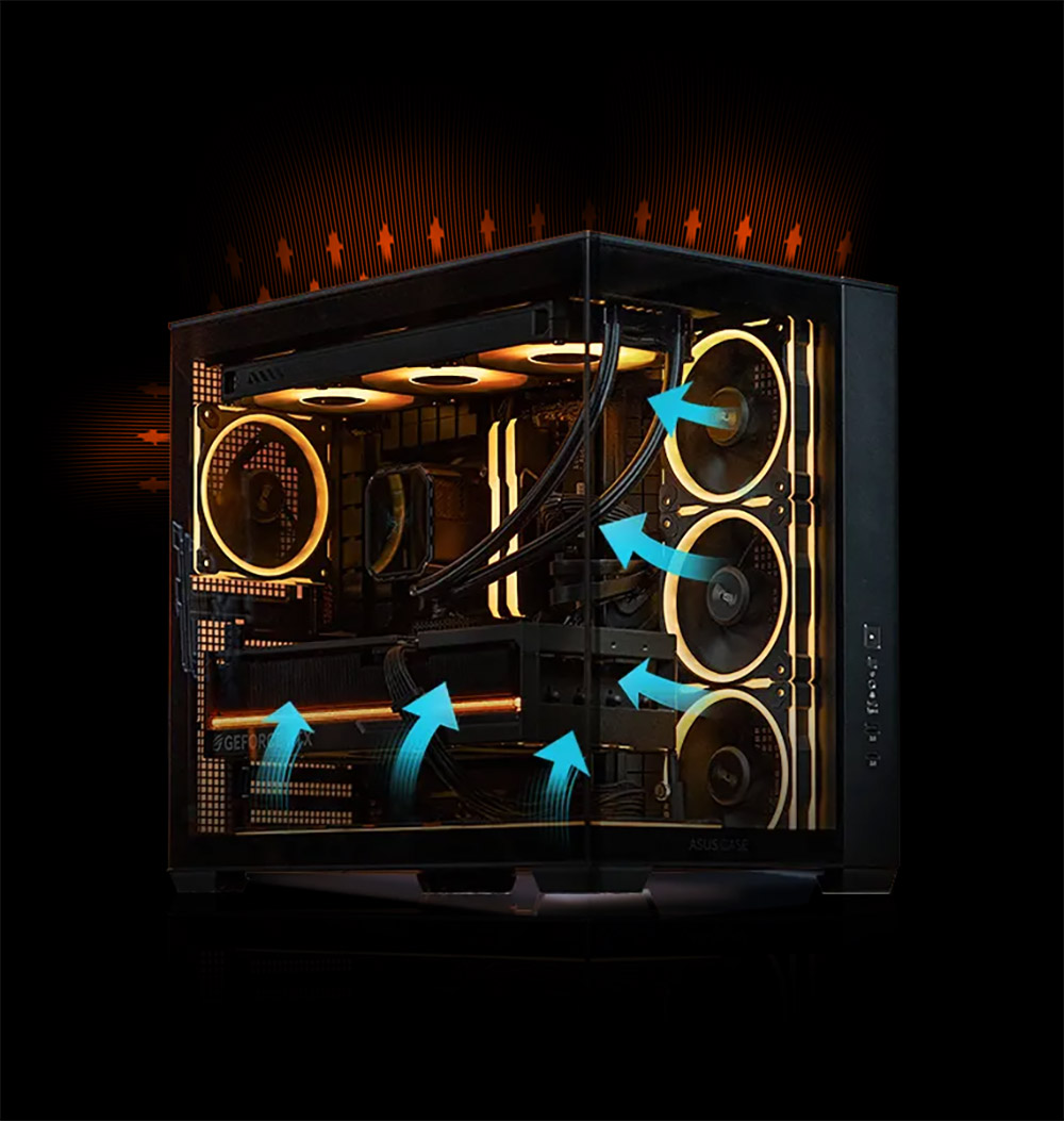 ASUS A32 PLUS TG ARGB Gaming Mid-Tower PC Kasası /  90DC00S0-B19000