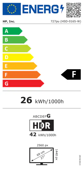 HP 27" IPS Series 7 Pro 727PU 8J9E6UT 5MS 120HZ HDMI-DP hunderbolt 4 Kurumsal Monitör 2560x1440
