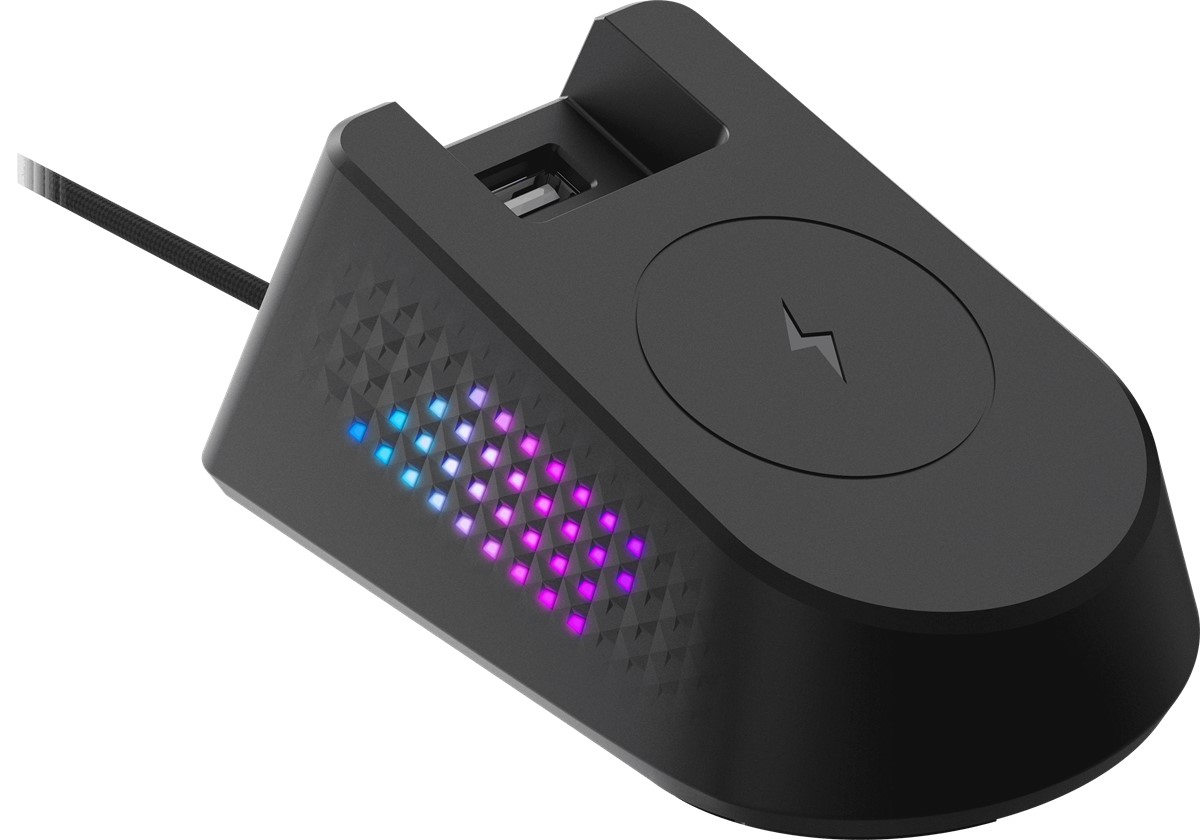 MSI GG Versa Pro Wireless 26000 DPI Kablosuz Oyuncu Faresi + Mouse Dock Pro Şarj Standı Seti