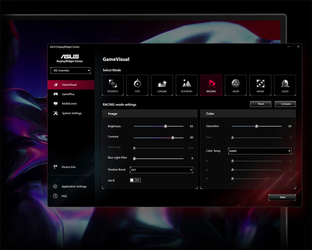 ASUS 27" IPS ROG STRIX XG27ACMS 0.3MS 320HZ OC HDMI-DP TYPEC Pivot Gaming Monitör 2560x1440 /  90LM0BE0-B01171