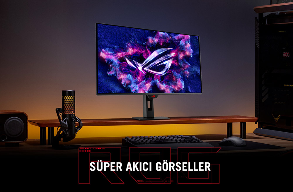 ASUS 31.5" OLED ROG STRIX XG32UCDS 0.03MS 165HZ HDMI-DP TYPEC Gaming Monitör 3840x2160