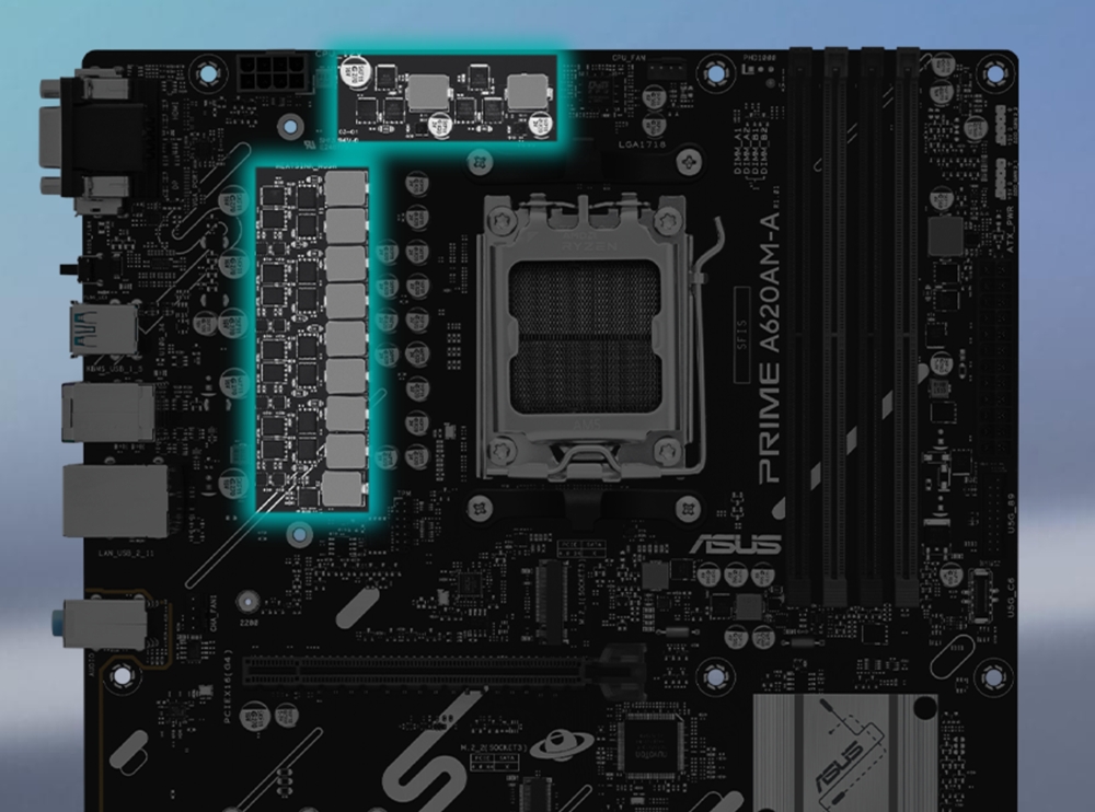 ASUS PRIME A620AM-A-CSM DDR5 HDMI-DP PCIE 4.0 AM5 mATX Kurumsal Anakart