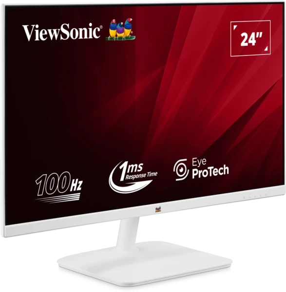 VIEWSONIC 23.8" IPS VA2432-H-W-2 1MS-100HZ HDMI Ev Ofis Monirtör Beyaz 1920x1080