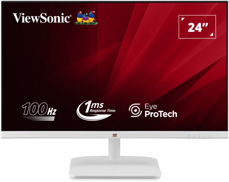 VIEWSONIC 23.8" IPS VA2432-H-W-2 1MS-100HZ HDMI Ev Ofis Monirtör Beyaz 1920x1080