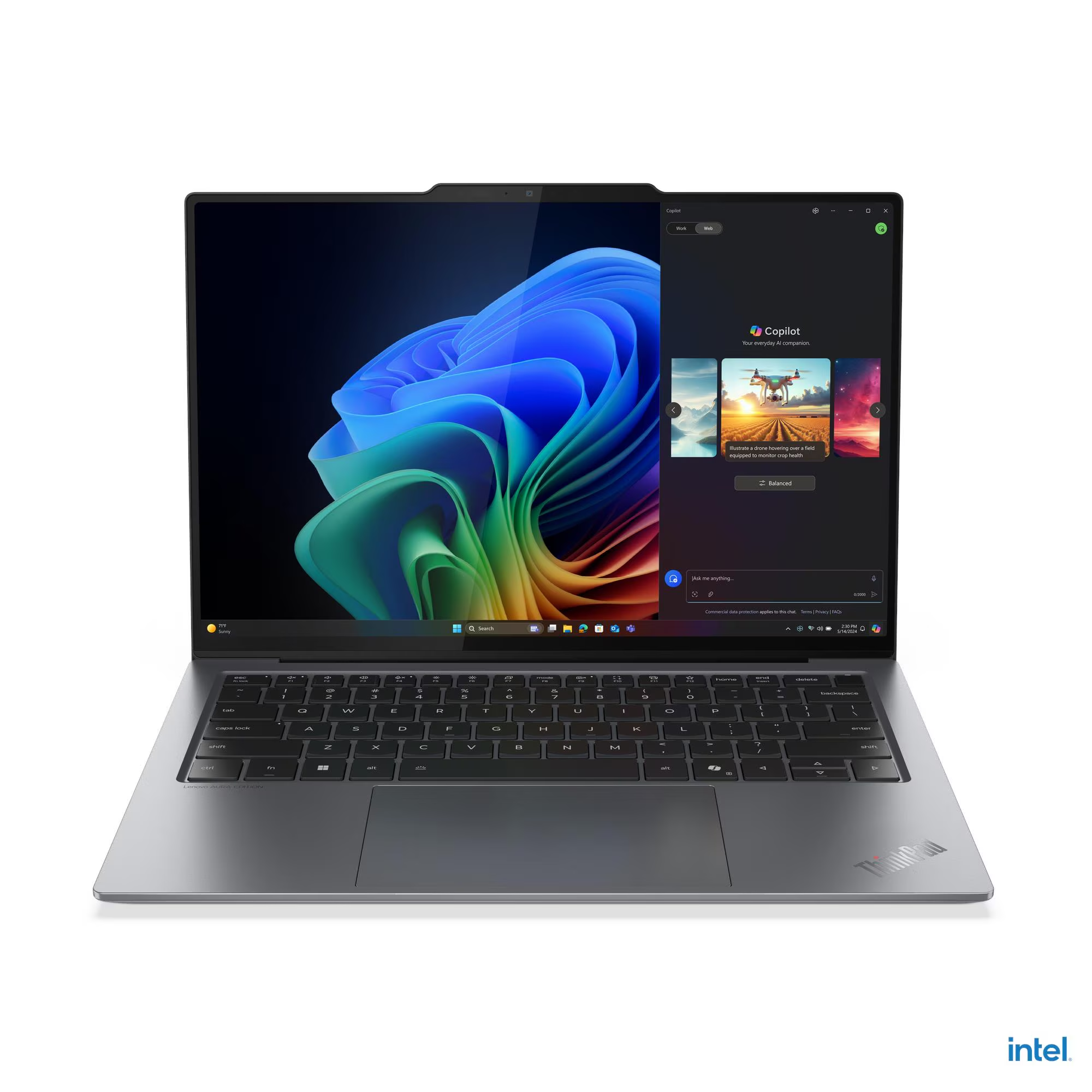 LENOVO 14" 2.8K OLED ULTRA 7 258V-32GB DDR5 RAM-1TB NVME-W11 PRO NOTEBOOK  / ThinkPad X9-14 Gen 1 Aura Edition 21QA001NTX