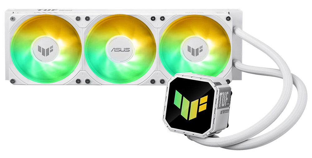 ASUS 360mm TUF GAMING LC III 360 ARGB Sıvı Soğutmalı İşlemci Fanı Beyaz