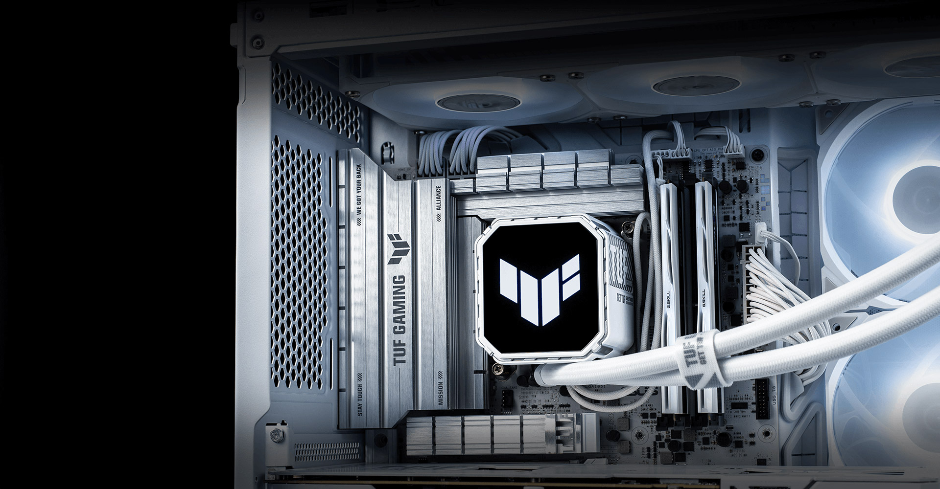 ASUS 360mm TUF GAMING LC III 360 ARGB Sıvı Soğutmalı İşlemci Fanı Beyaz