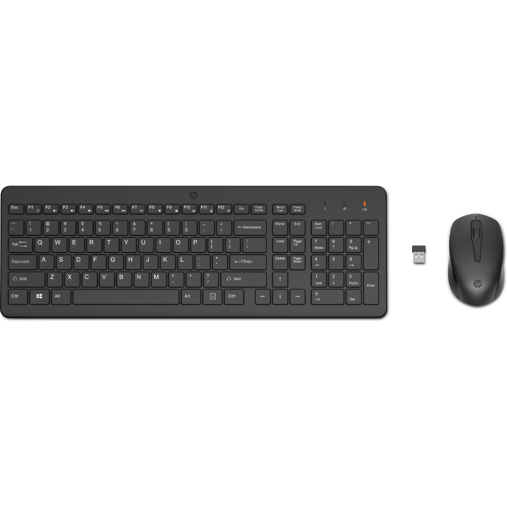 HP 330 Kablosuz Klasik Klavye ve Mouse Seti Siyah - 2V9E6AA ikinci görünüm