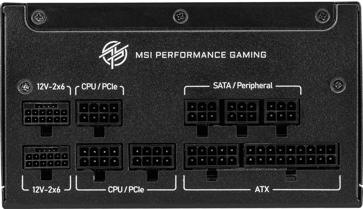 MSI 1250w 80+ Gold MPG A1250GS PCIE5 Tam Modüler Power Supply